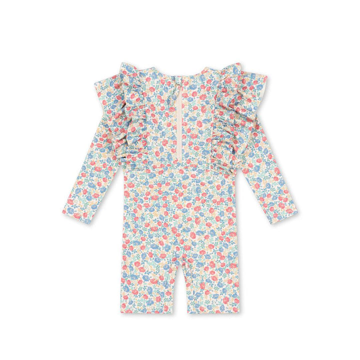 Konges Slojd Manuca Frill Onesie - Fiola-Rompers-Fiola-6m | Natural Baby Shower