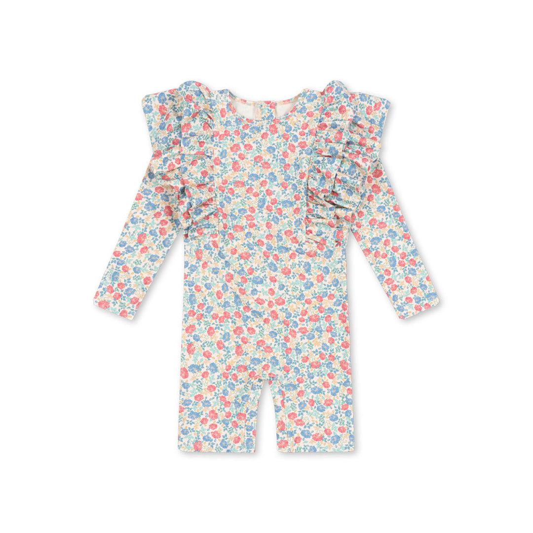 Konges Slojd Manuca Frill Onesie - Fiola-Rompers-Fiola-6m | Natural Baby Shower