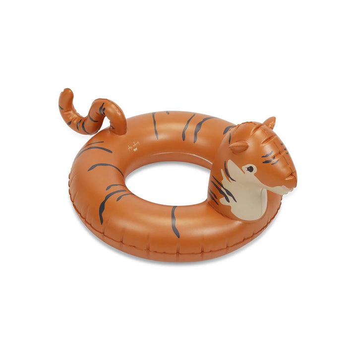 Konges Slojd Swim Ring - Orange - Tiger-Inflatables-Orange-Tiger | Natural Baby Shower