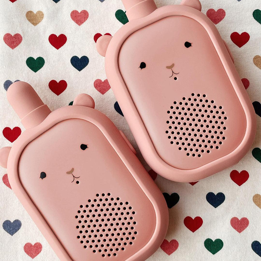 Konges Slojd Walkie Talkie - Raspberry-Role Play-Raspberry- | Natural Baby Shower