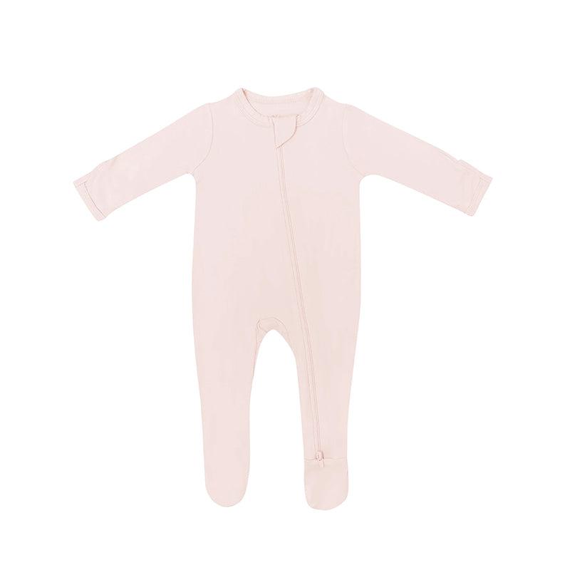 Kyte Baby Zippered Footed Sleepsuit - Blush-Sleepsuits-Blush-0-3m | Natural Baby Shower