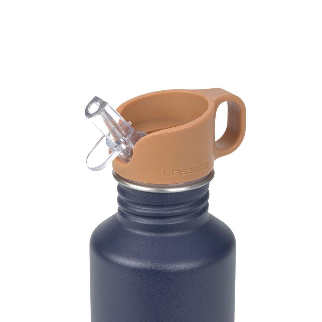 Lassig Bottle Stainless Steel - Little Gang - Smile Navy-Drinking Bottles-Smile Navy-One Size | Natural Baby Shower