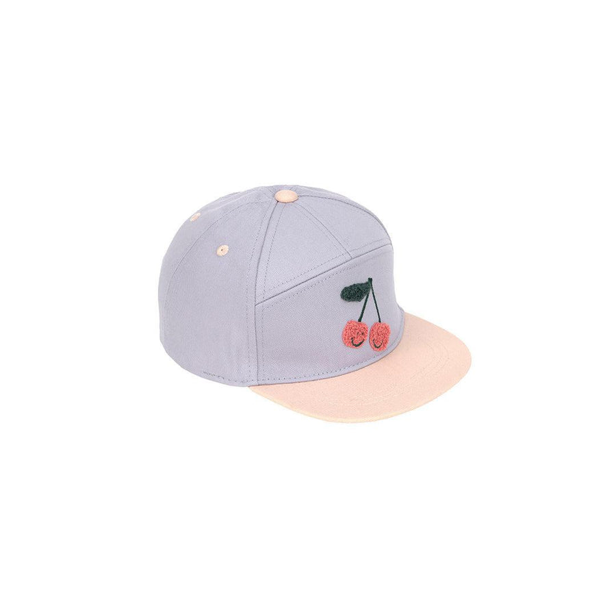 Lassig Kids Skater Cap - Lilac/Peach - Cherry-Hats-Lilac/Peach-1-2y | Natural Baby Shower