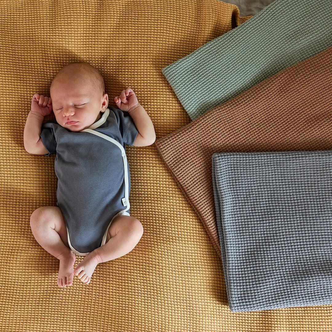 Lassig Knitted Blanket - Nubs - Light Brown-Blankets-Light Brown-One Size | Natural Baby Shower