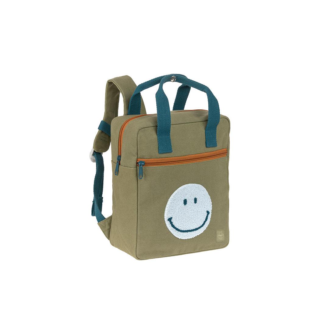 Lassig Little One & Me Square Backpack - Olive-Changing Bags-Olive-Small | Natural Baby Shower