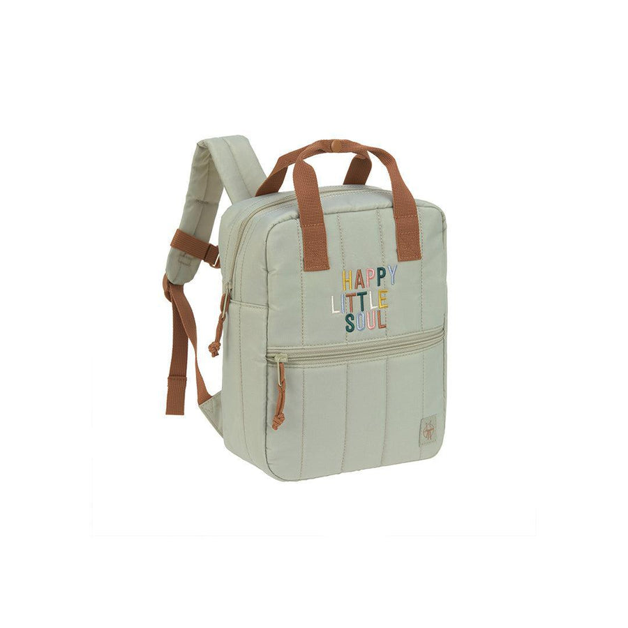 Lassig Mini Square Backpack - Light Khaki - Little Gang-Changing Bags-Light Khaki- | Natural Baby Shower