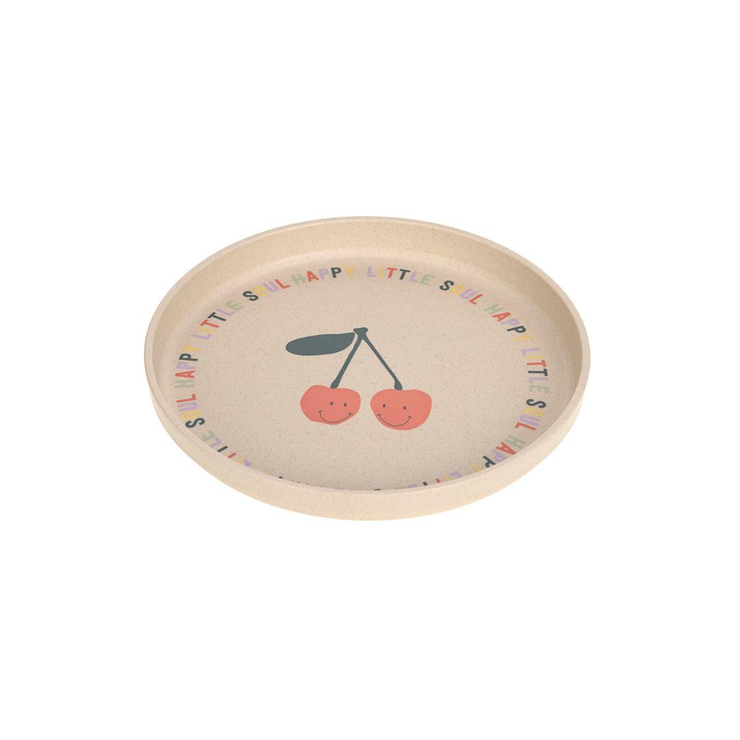 Lassig Plate Cellulose - Happy Fruits - Cherry-Plates-Cherry-One Size | Natural Baby Shower