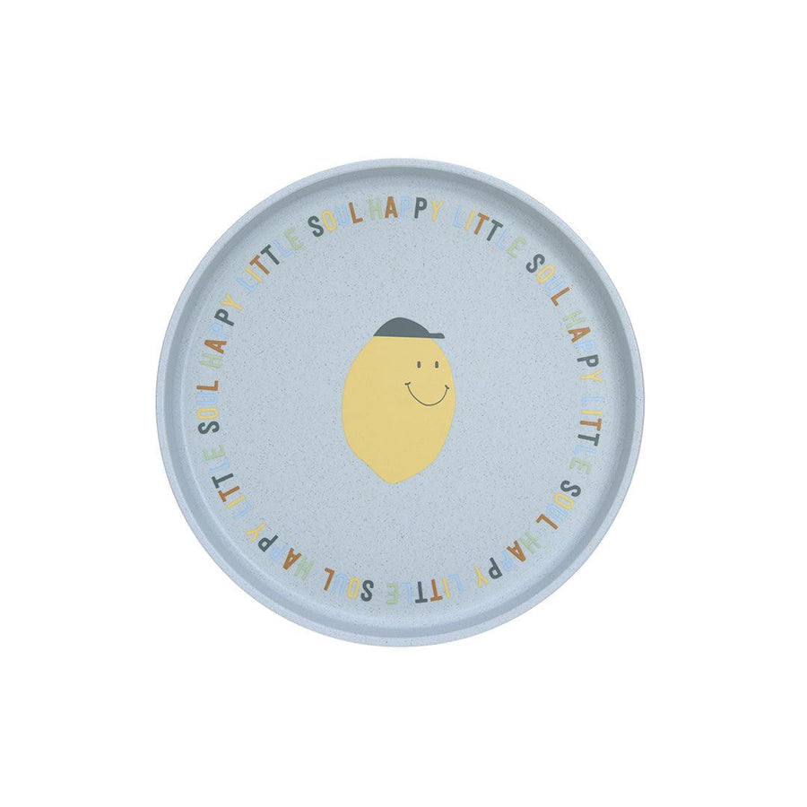 Lassig Plate - Happy Fruits - Lemon-Plates-Lemon-One Size | Natural Baby Shower