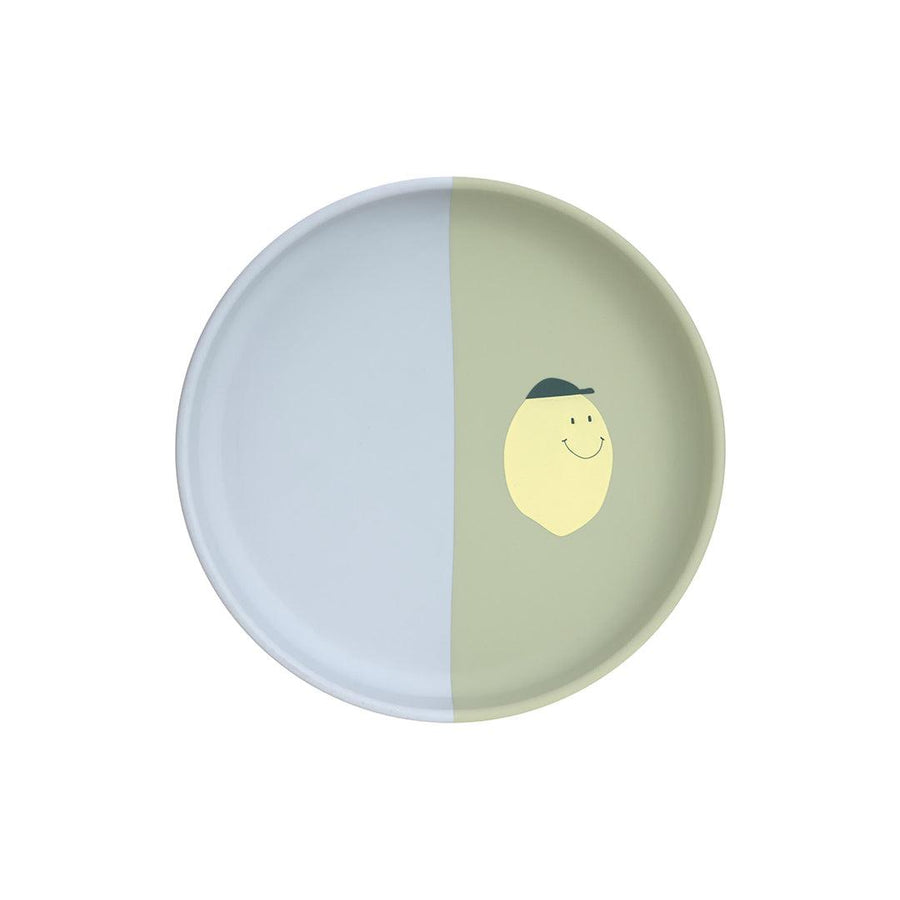 Lassig Silicone Plate - Happy Fruits - Lemon-Plates-Lemon-One Size | Natural Baby Shower