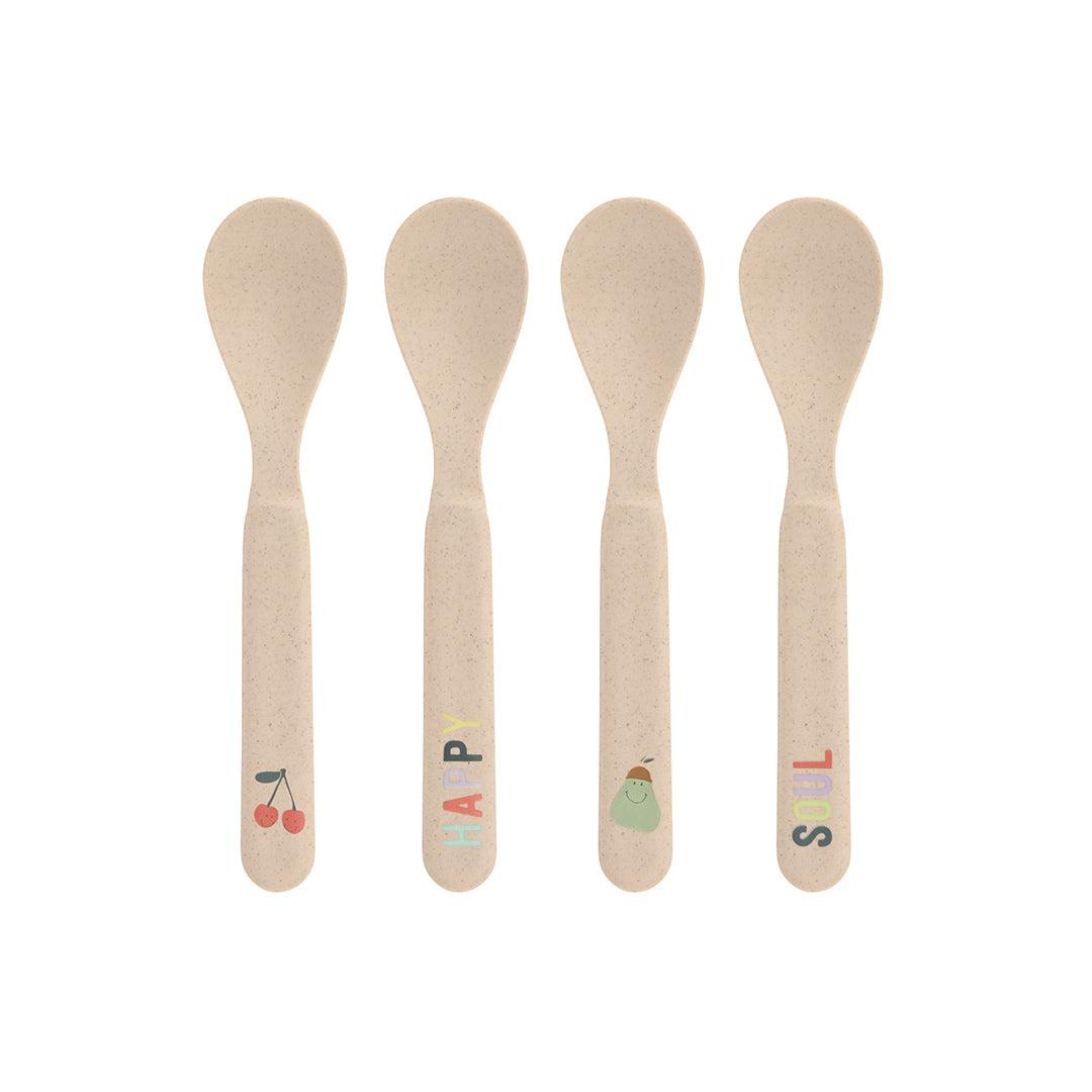 Lassig Spoon Set Cellulose - Happy Fruits - Cherry-Cutlery-Cherry-One Size | Natural Baby Shower