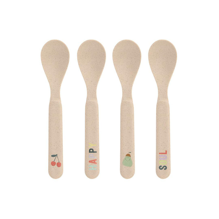 Lassig Spoon Set Cellulose - Happy Fruits - Cherry-Cutlery-Cherry-One Size | Natural Baby Shower