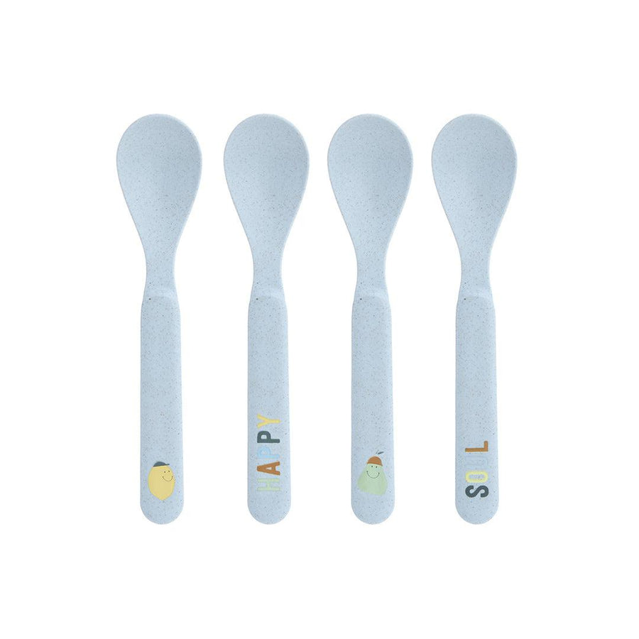 Lassig Spoon Set PP/Cellulose - Happy Fruits - Lemon-Cutlery-Lemon-One Size | Natural Baby Shower