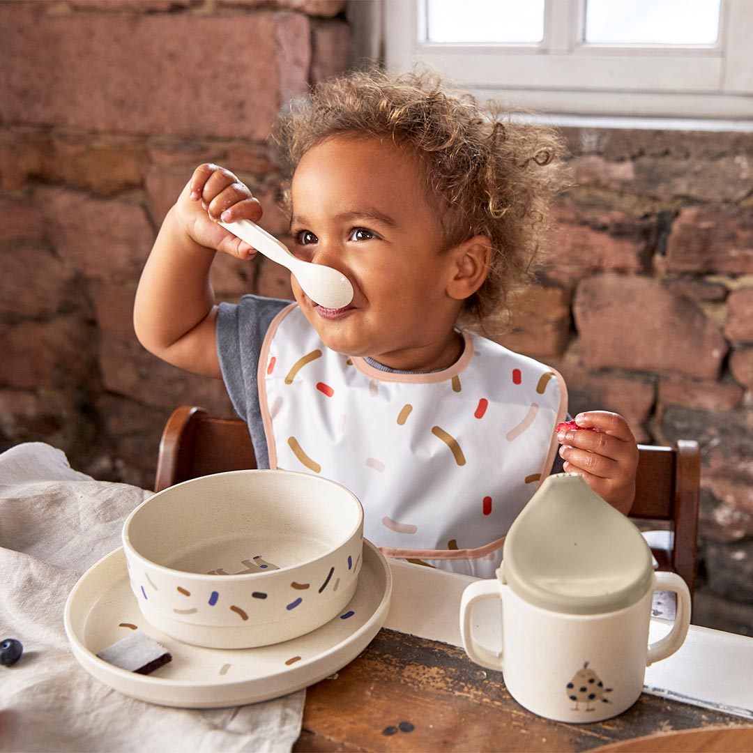 Lassig Spoon Set Cellulose - Little Mateys - Royal Blue-Cutlery-Royal Blue-One Size | Natural Baby Shower