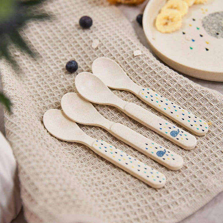 Lassig Spoon Set Cellulose - Little Water - Whale-Cutlery-Whale-One Size | Natural Baby Shower