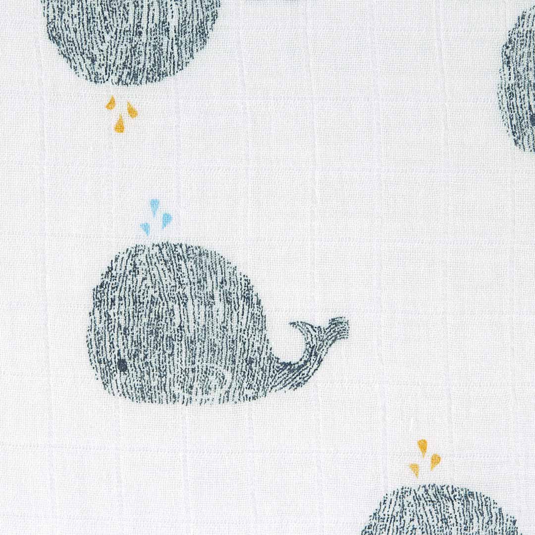 Lassig Heavenly Soft Swaddles - Little Water - Whale-Swaddling Wraps-Whale-XL | Natural Baby Shower