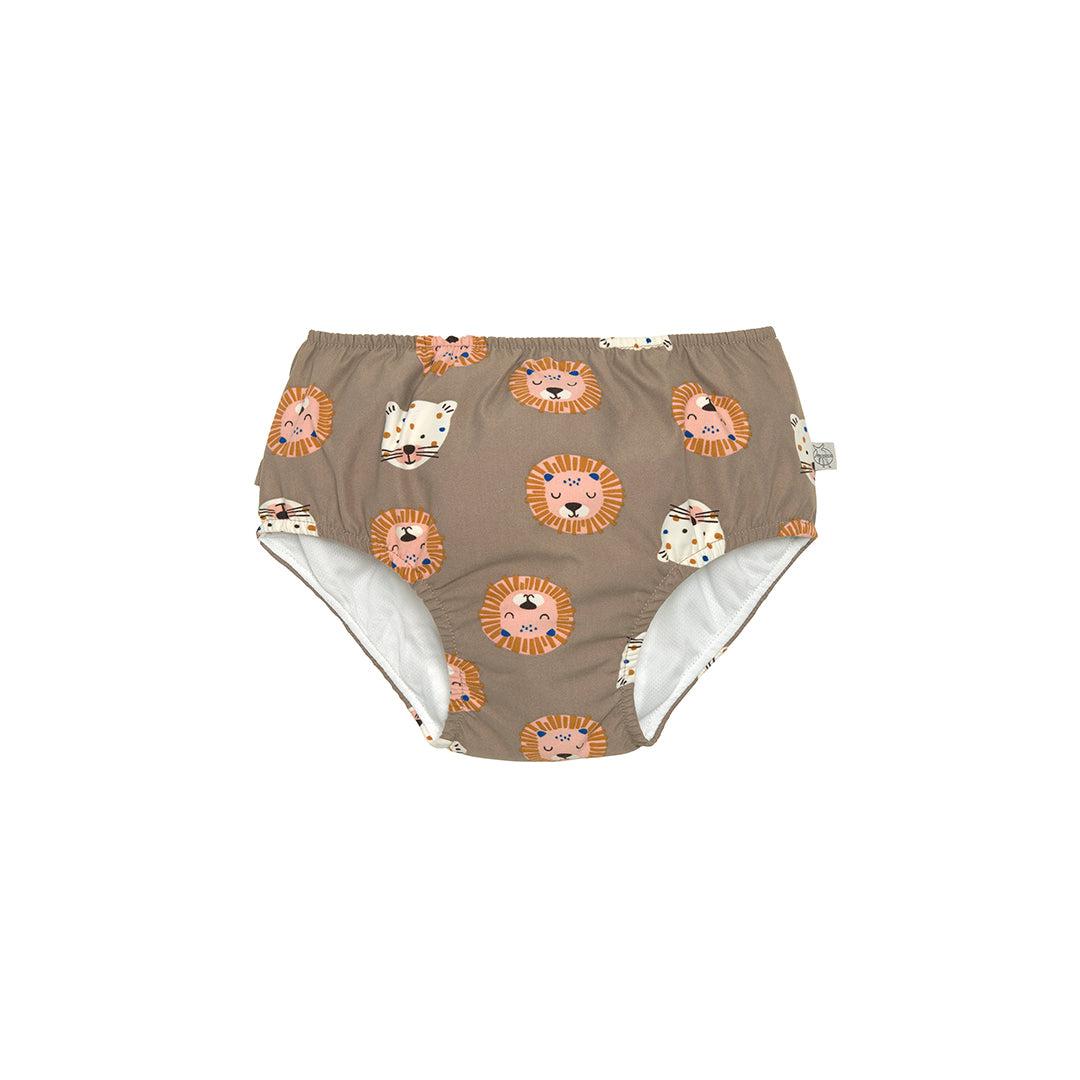 Lassig Swim Diaper - Choco - Wild Cats-Nappies-Choco-3-6m | Natural Baby Shower