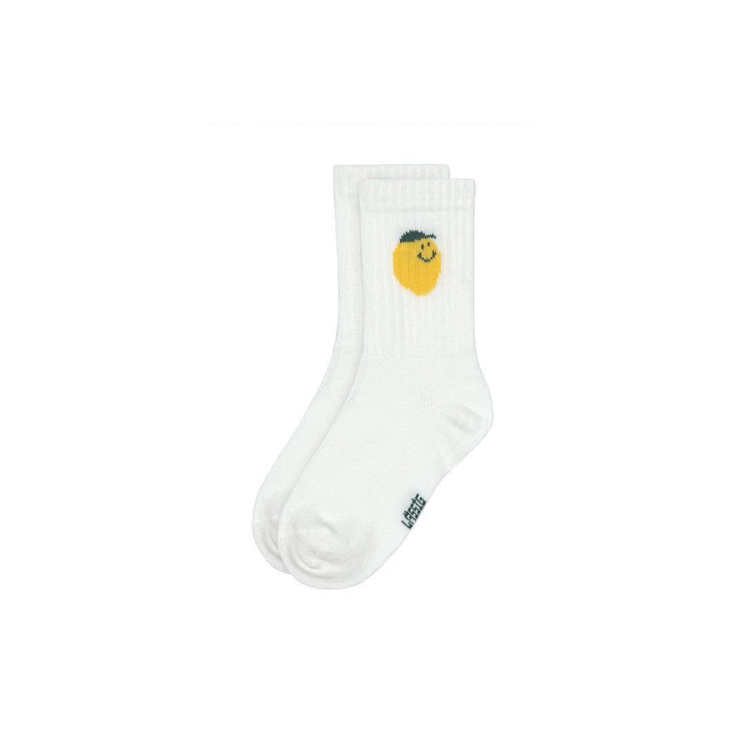 Lassig Tennis Socks - 3 Pack - White - Lemon-Socks-White-19-22 | Natural Baby Shower