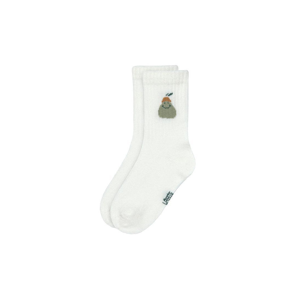 Lassig Tennis Socks - 3 Pack - White - Pear-Socks-White-19-22 | Natural Baby Shower