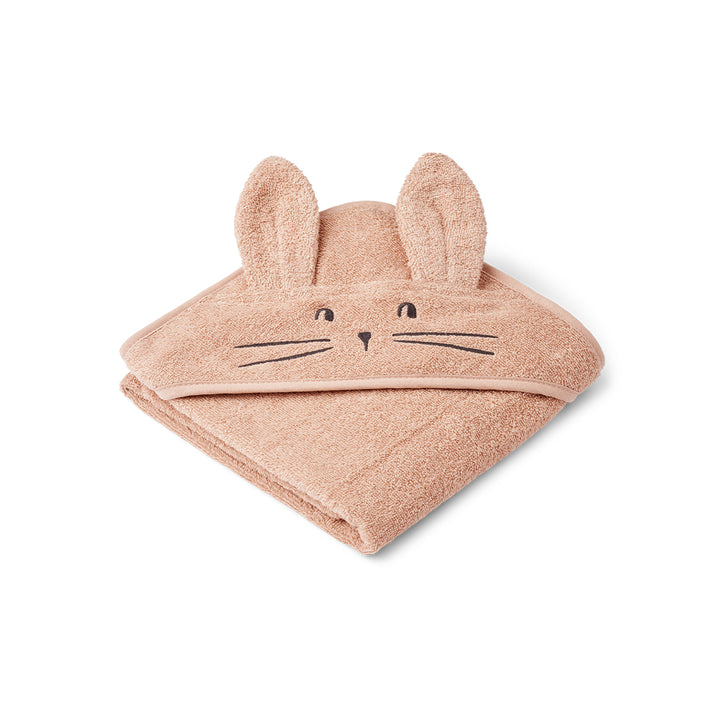 Liewood Albert Rabbit Hooded Towel - Pale Tuscany