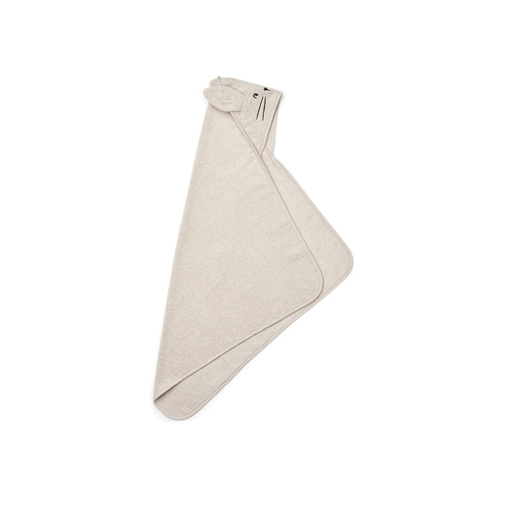 Liewood Albert Rabbit Hooded Towel - Sandy