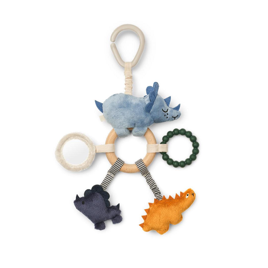 Liewood Angie Dino Activity Toy - Blue Fog Multi Mix-Pram Toys-Blue Fog Multi Mix- | Natural Baby Shower