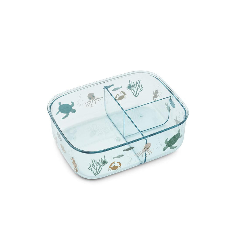 Liewood Arthur Tritan Lunchbox - Sea Creature / Sandy-Lunch Boxes-Sea Creature / Sandy-One size | Natural Baby Shower