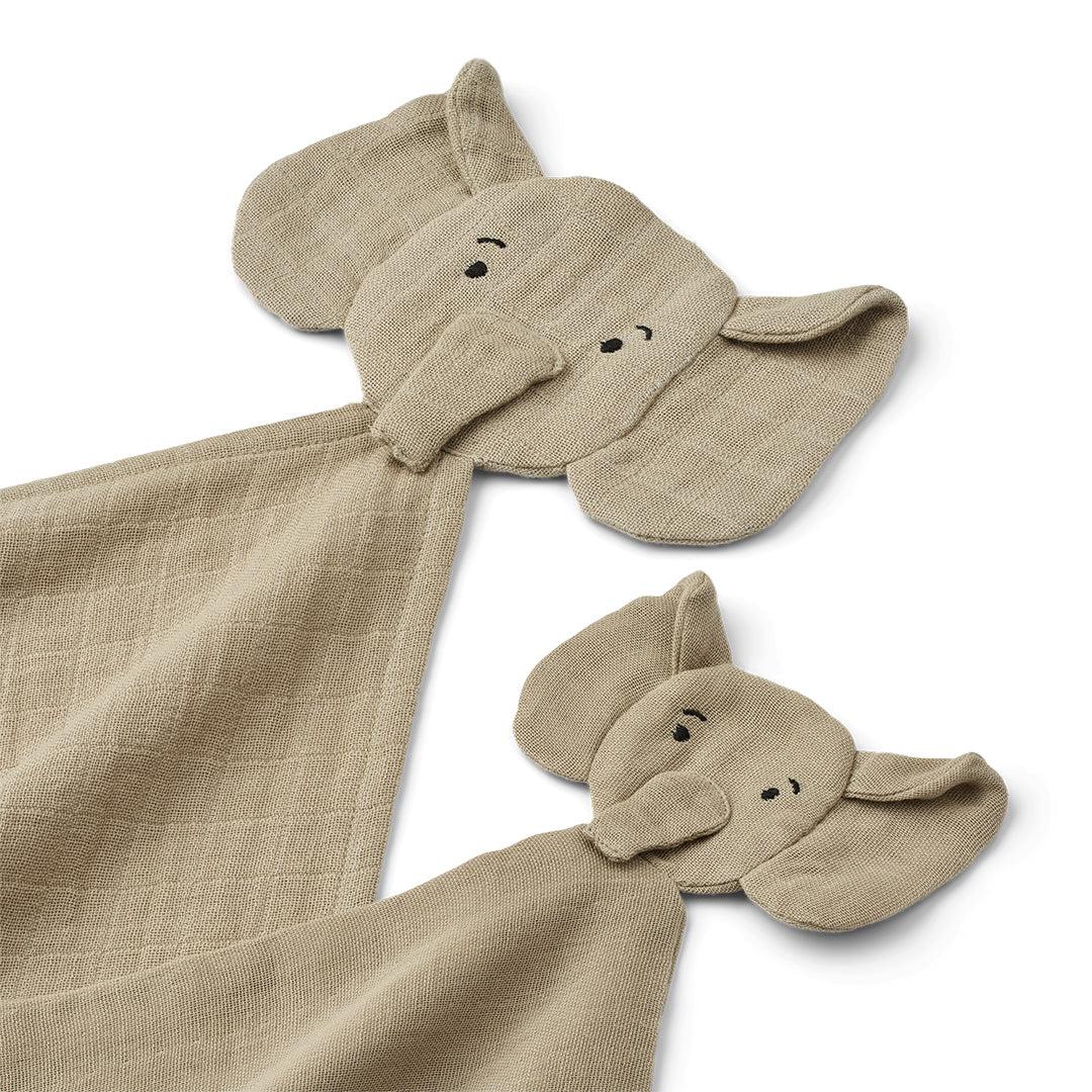 Liewood Alya Elephant Cuddle Cloth Set - Mist-Comforters-Mist- | Natural Baby Shower