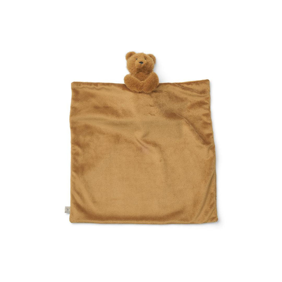 Liewood Camdon Bear Cuddle Cloth - Golden Caramel-Comforters-Golden Caramel- | Natural Baby Shower