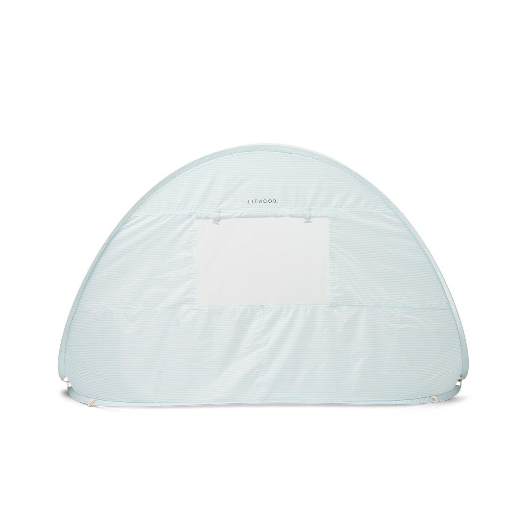 Liewood Cassie Pop Up Tent - Pure Sky / Creme De La Creme Stripe-UV Sun Tents-Pure Sky / Creme De La Creme Stripe-One size | Natural Baby Shower