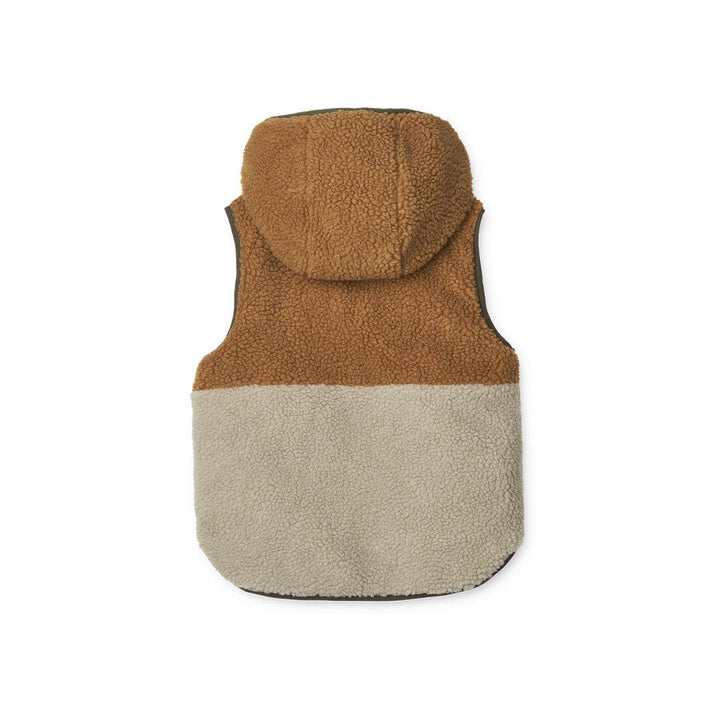 Liewood Diana Reversible Vest - Army Brown Mix-Coats- | Natural Baby Shower