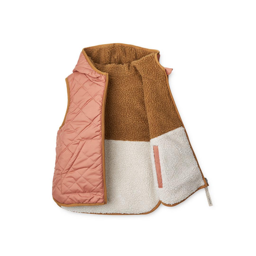 Liewood Diana Reversible Vest - Tuscany Rose Mix-Coats- | Natural Baby Shower