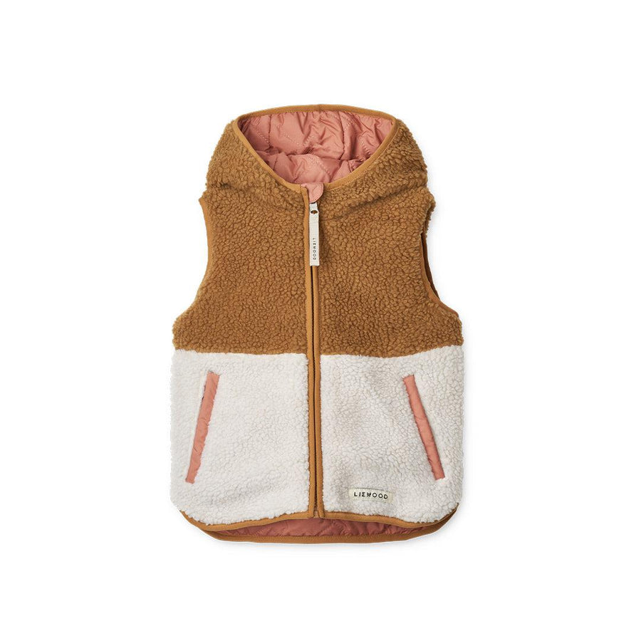 Liewood Diana Reversible Vest - Tuscany Rose Mix-Coats- | Natural Baby Shower