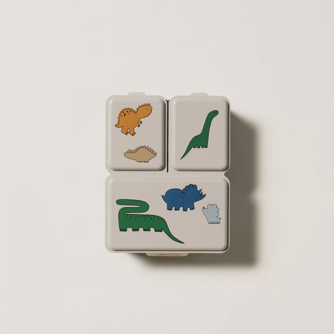 Liewood Driss Lunchbox - Dinosaurs - Mist