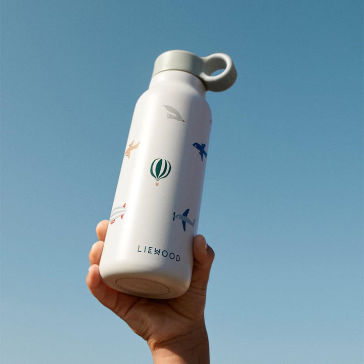 Liewood Falk Water Bottle 350 ml - Dream / Ecru-Drinking Bottles-Dream / Ecru-One size | Natural Baby Shower