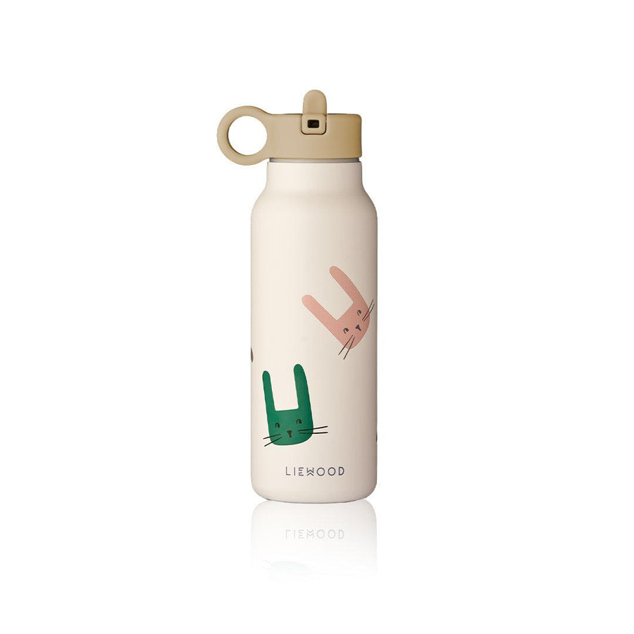 Liewood Falk Water Bottle - Bunny - Sandy-Drinking Bottles-Bunny/Sandy-350ml | Natural Baby Shower