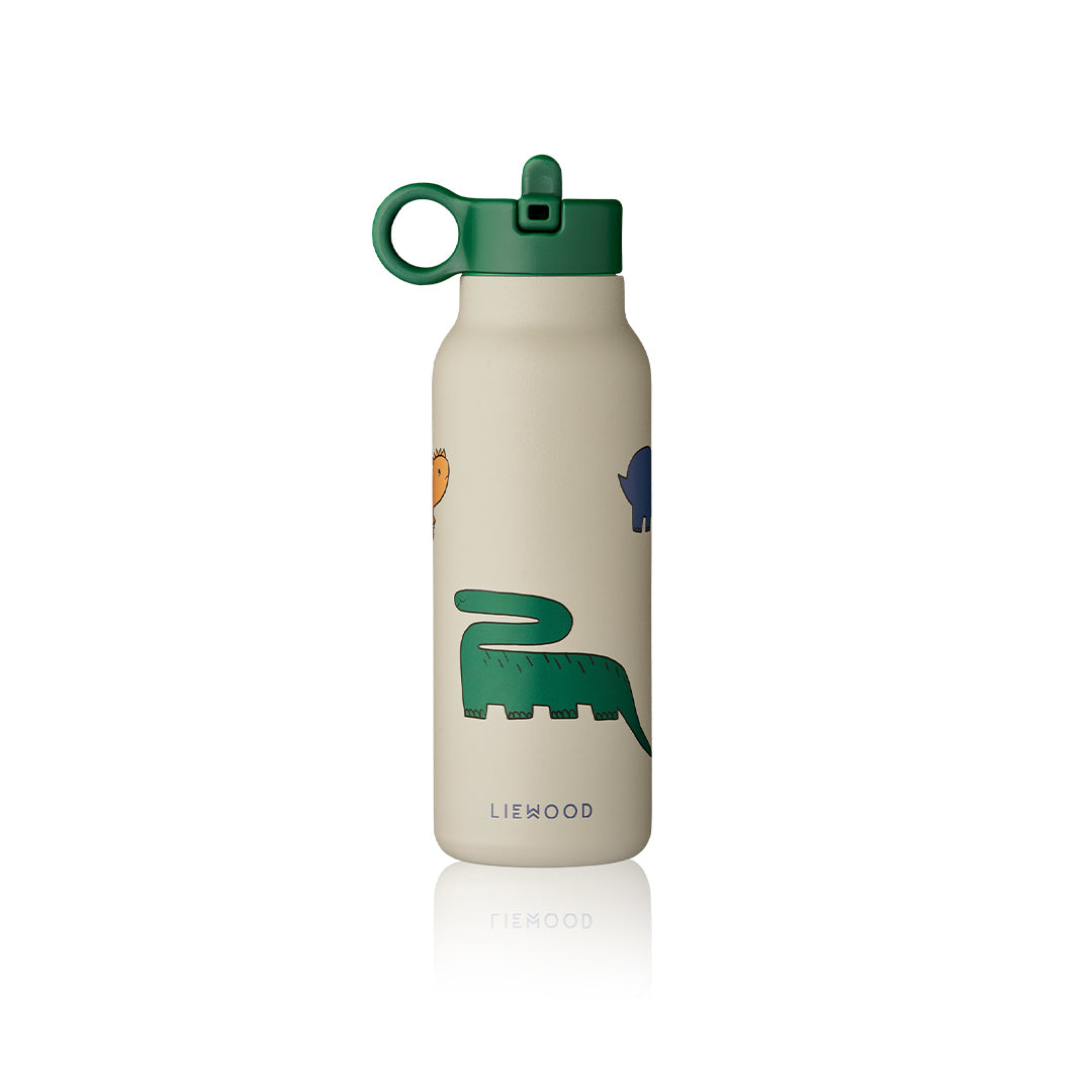 Liewood Falk Water Bottle - Dinosaurs - Mist