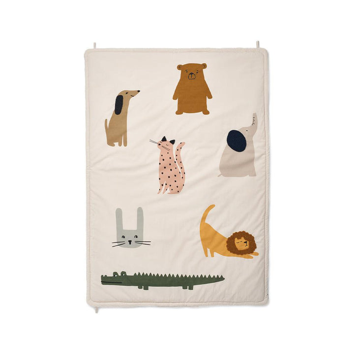 Liewood Gilly Classic Activity Multi Blanket - Classic Animals - Sandy-Play Mats-Classic Animals/Sandy- | Natural Baby Shower