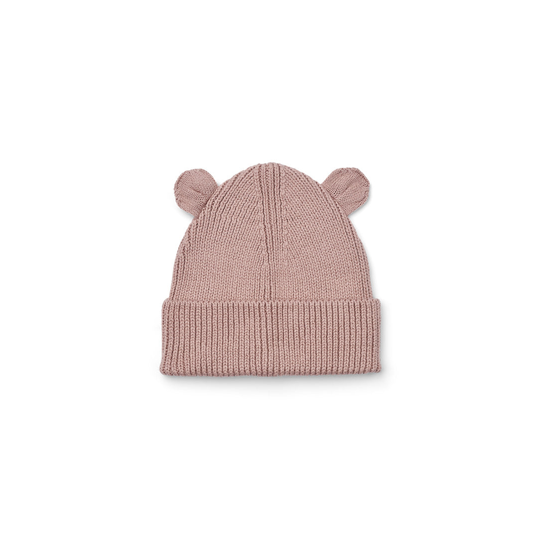 Liewood Gina Beanie With Ears - Warm Lavender-Hats- | Natural Baby Shower