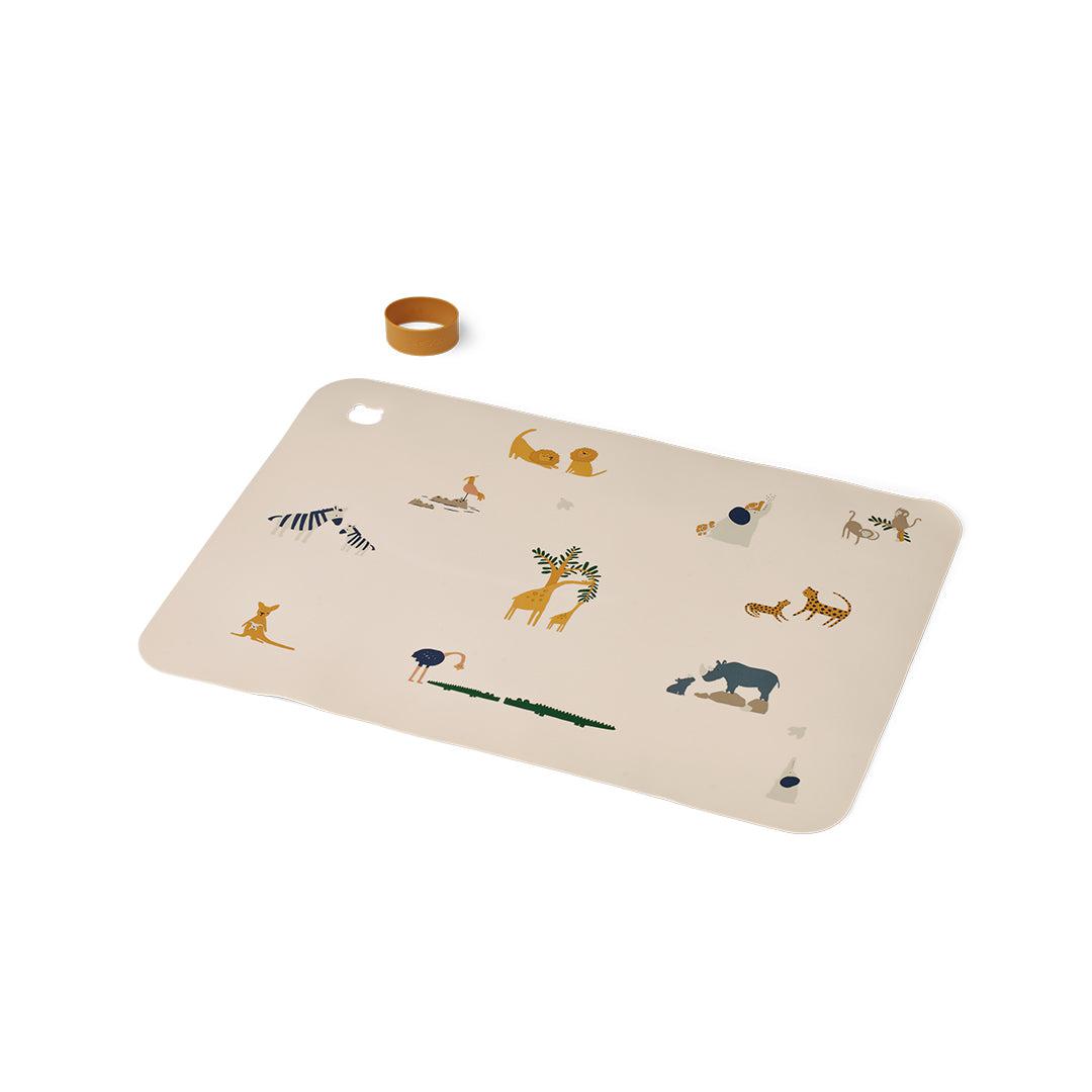 Liewood Jude Printed Placemat - All Together - Sandy-Placemats-All Together/Sandy- | Natural Baby Shower