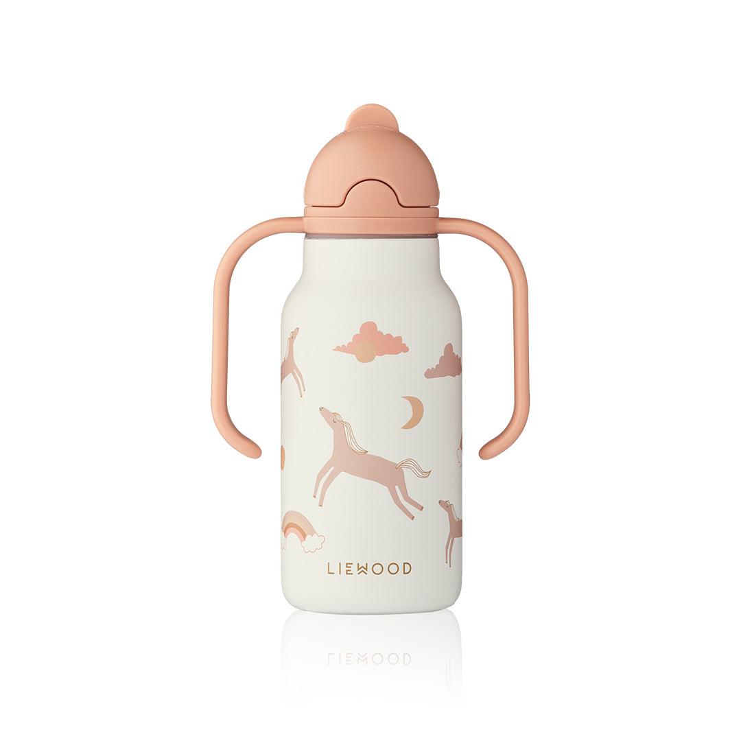 Liewood Kimmie Water Bottle 250 ml - Dream / Ecru-Drinking Bottles-Dream / Ecru-One size | Natural Baby Shower