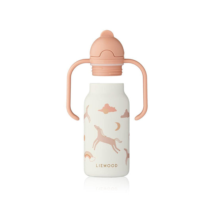 Liewood Kimmie Water Bottle 250 ml - Dream / Ecru-Drinking Bottles-Dream / Ecru-One size | Natural Baby Shower