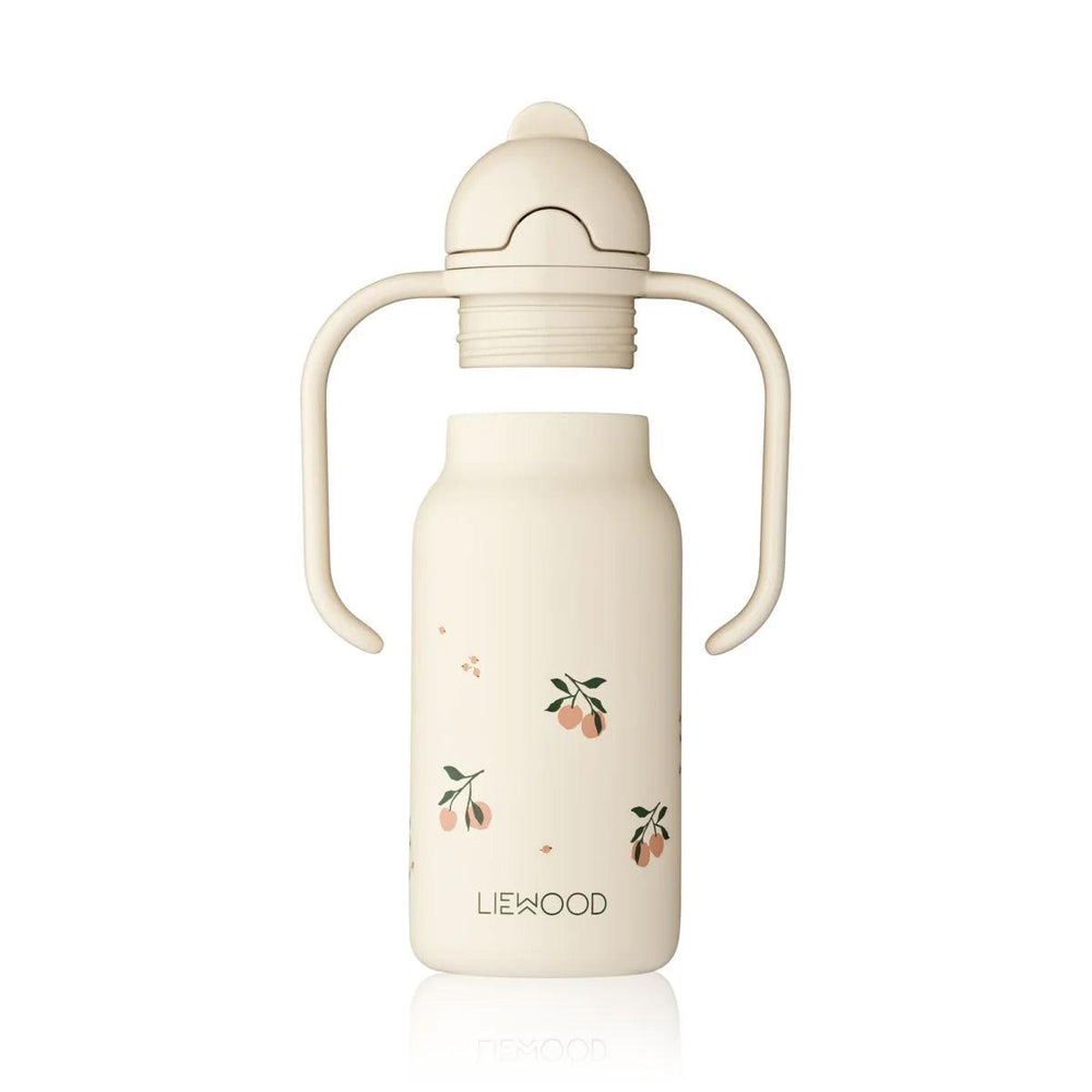 Liewood Kimmie Water Bottle 250 Ml - Peach Sea Shell-Drinking Bottles-Peach-Sea Shell | Natural Baby Shower