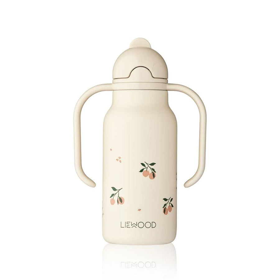 Liewood Kimmie Water Bottle 250 Ml - Peach Sea Shell-Drinking Bottles-Peach-Sea Shell | Natural Baby Shower