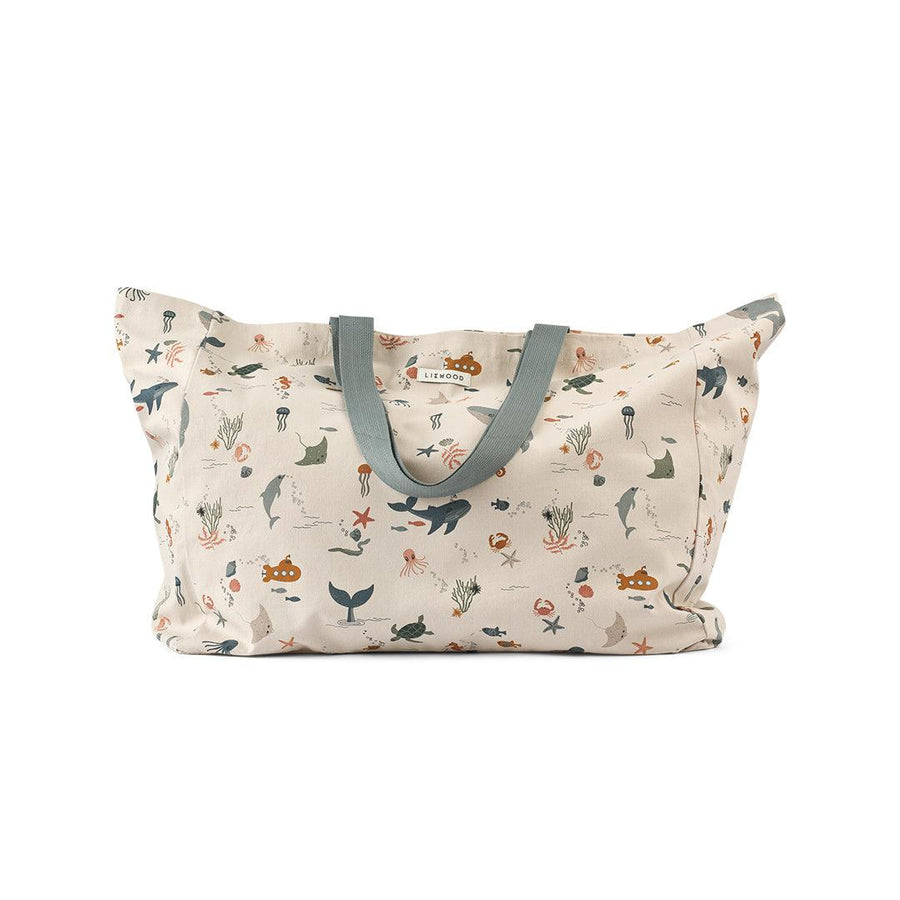 Liewood Maxi Totebag - Sea Creature / Sandy-Changing Bags-Sea Creature / Sandy-One size | Natural Baby Shower