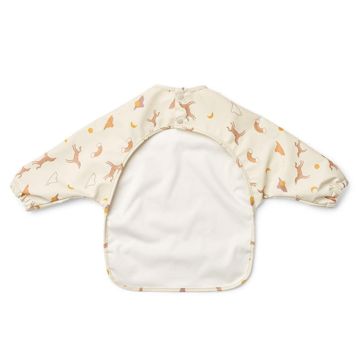 Liewood Merle Printed Cape Bib - Dream / Ecru-Bibs-Dream / Ecru-One size | Natural Baby Shower