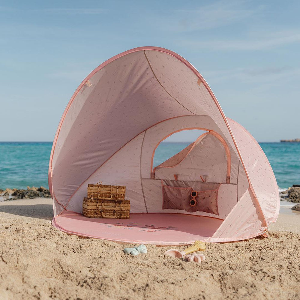 Little Dutch Beach Tent - Pink - Ocean Dreams-UV Sun Tents-Pink- | Natural Baby Shower