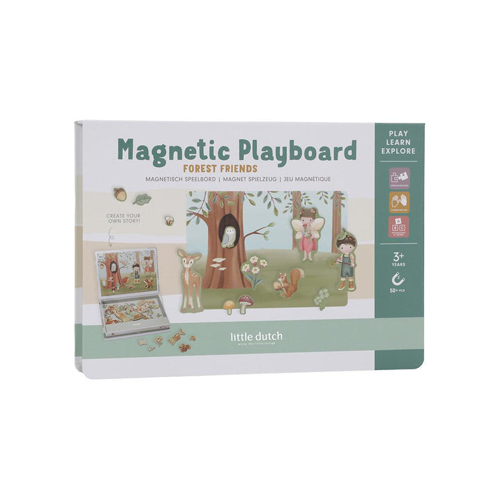 Little Dutch Magnetic Playboard - Forest Friends-Puzzles + Games-Forest Friends- | Natural Baby Shower