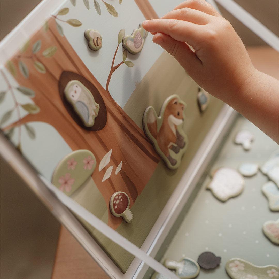 Little Dutch Magnetic Playboard - Forest Friends-Puzzles + Games-Forest Friends- | Natural Baby Shower