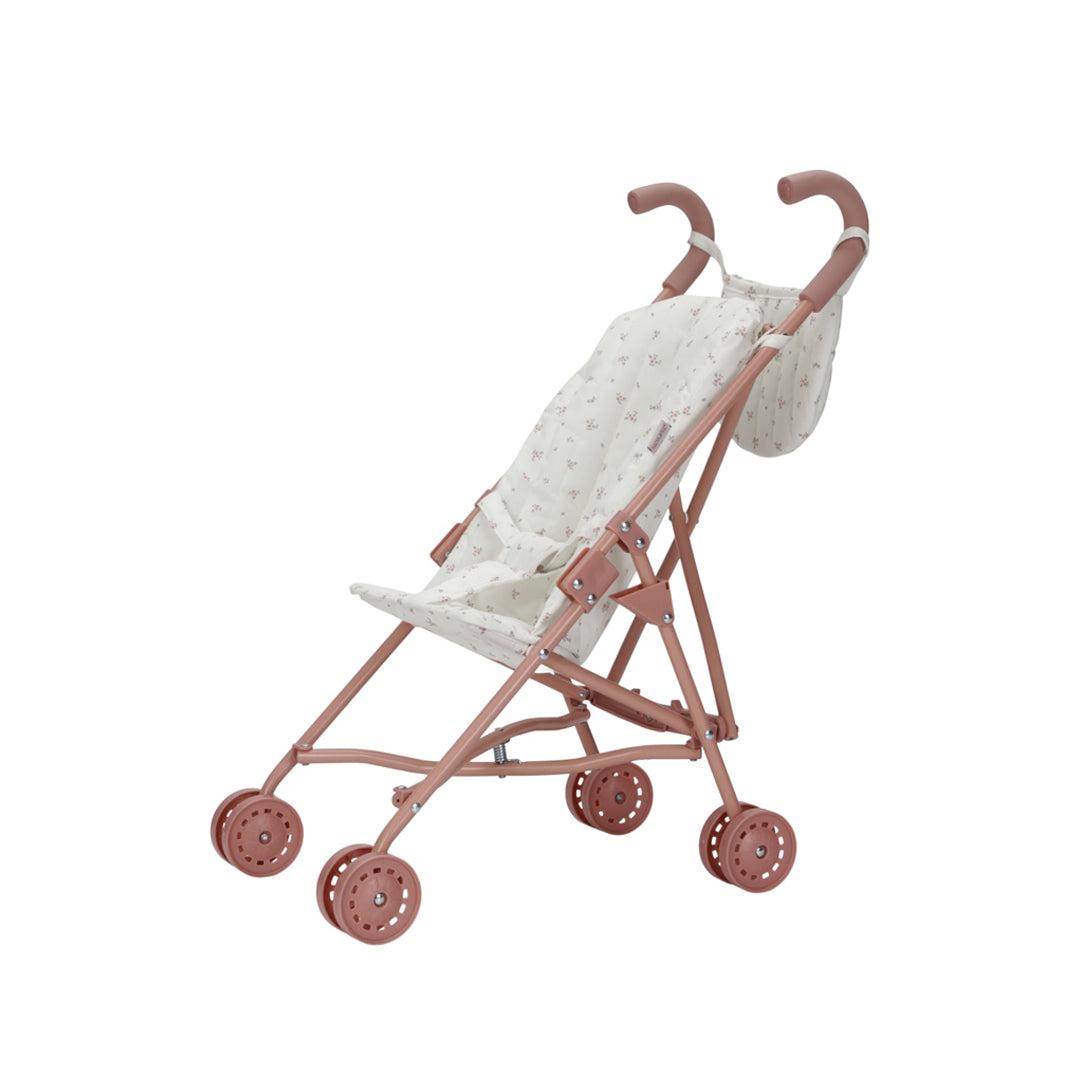 Little Dutch Metal Doll Stroller - Pink-Dolls Prams-Pink- | Natural Baby Shower