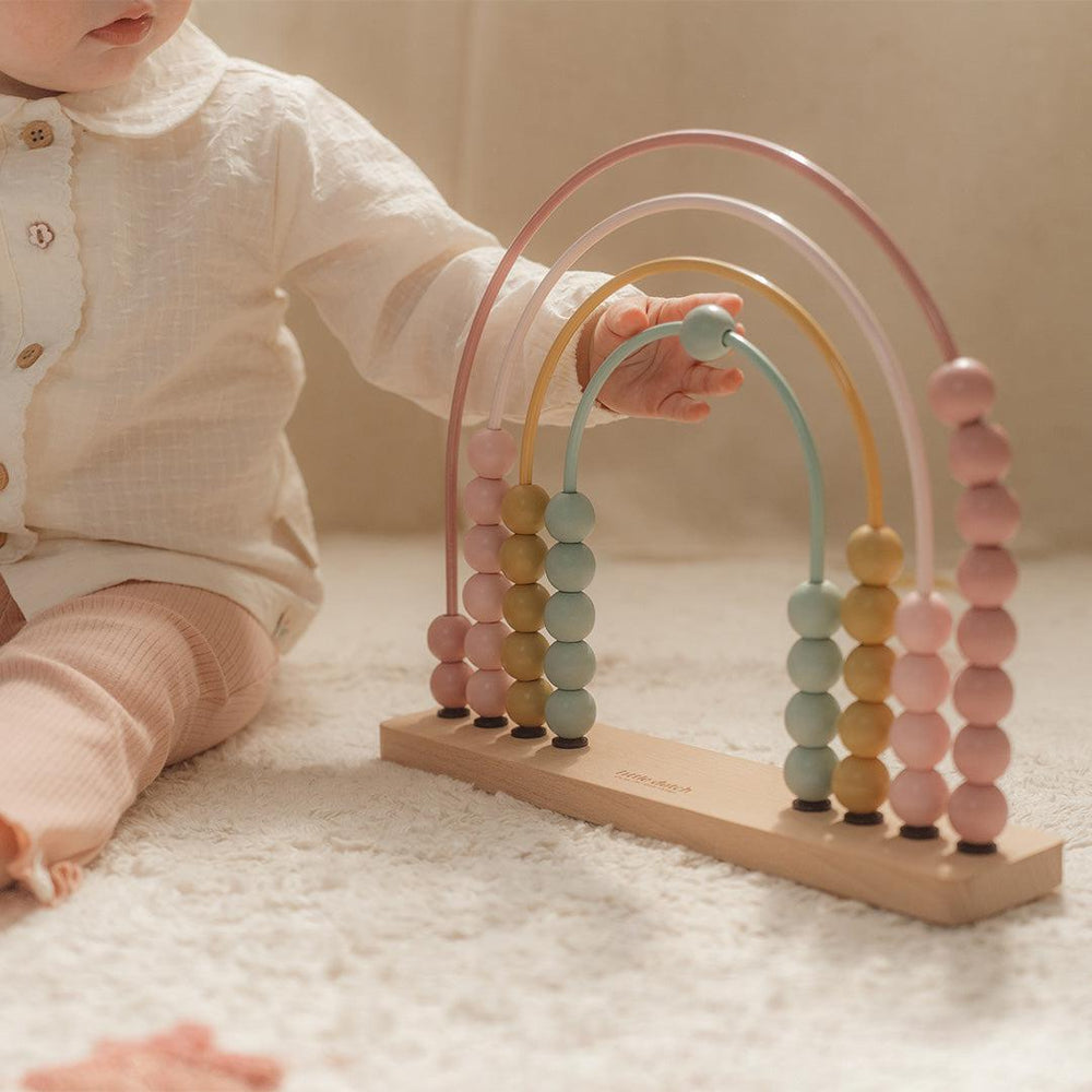 Little Dutch Rainbow Abacus - Fairy Garden-Abacus + Bead Frames-Fairy Garden- | Natural Baby Shower